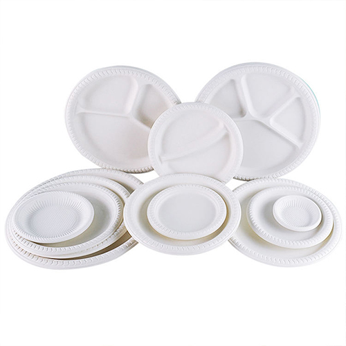 Disposable Cornstarch Plate Bowl Cutlery Set