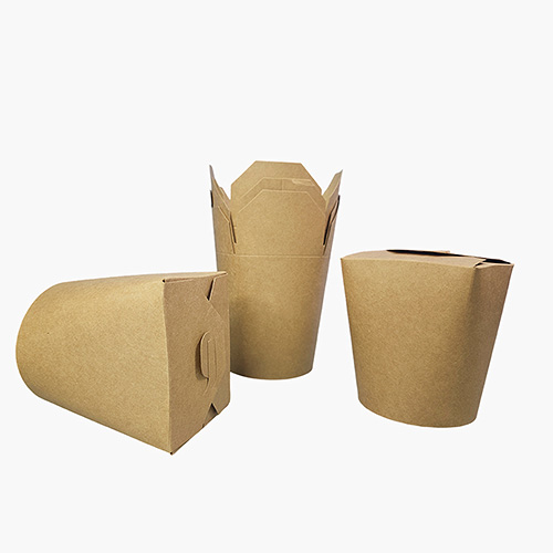 Foldable Paper Noodle Boxes