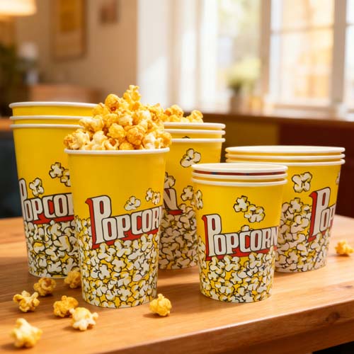 Greaseproof Popcorn Paper Bucket