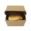 Kraft Burger Packaging Box