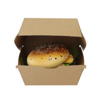 Kraft Burger Packaging Box