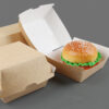 Kraft Burger Packaging Box