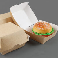 Kraft Burger Packaging Box