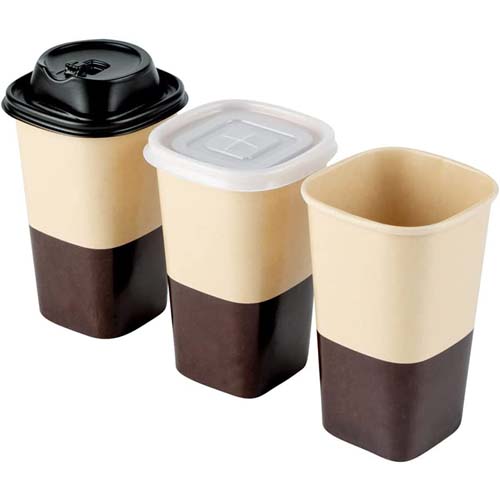 Square Paper Cup for Takeaway