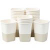 White 22oz Square Paper Cup