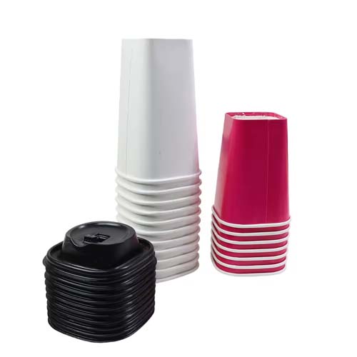 White 22oz Square Paper Cup