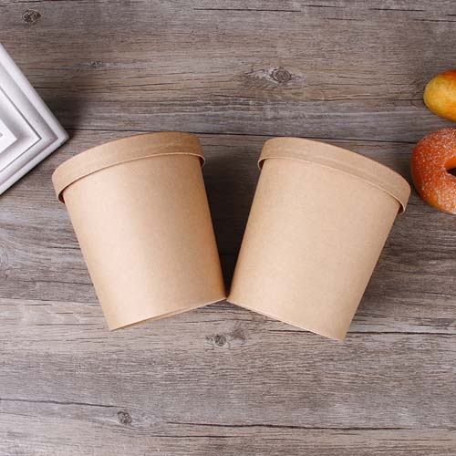 12 oz Soup Paper Bowl with Lid