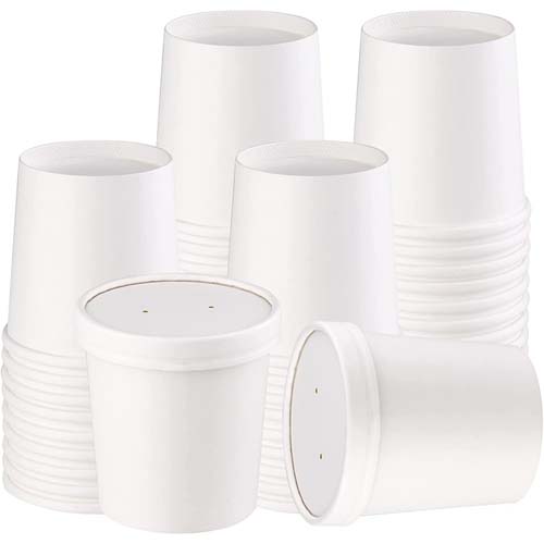 32 oz White Paper Food Cup