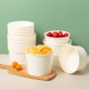 8 oz. White Paper Food Cup