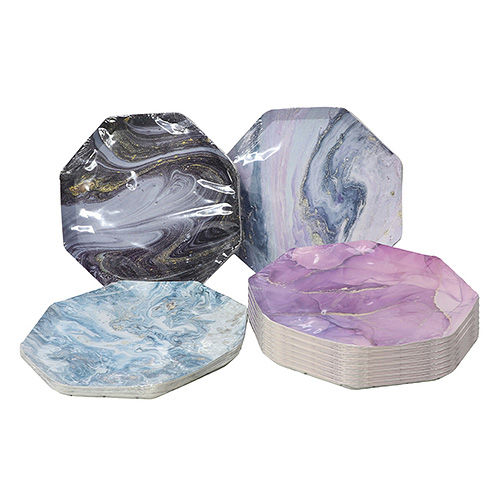 Biodegradable Octagonal Paper Plates Biodegradable Octagonal Paper Plates