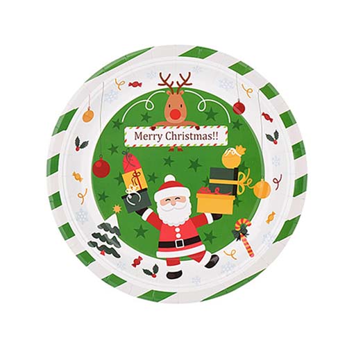 Christmas Disposable Paper Plates
