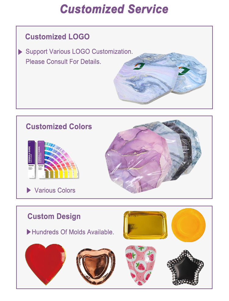 Creative Shape Paper Plates