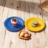 Disposable Kraft Paper Plates for Hot Food