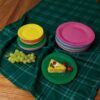 Disposable Kraft Paper Plates for Hot Food