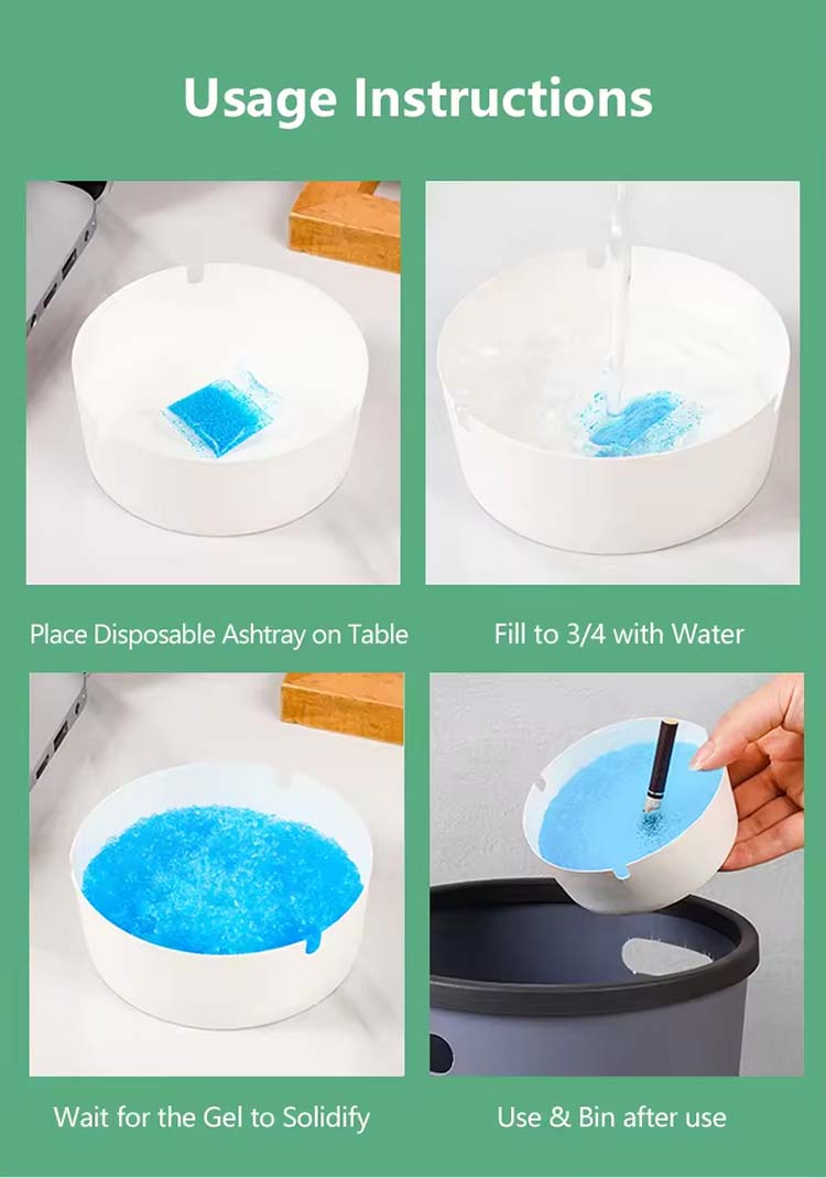 Disposable Paper Ashtrays for Hotels