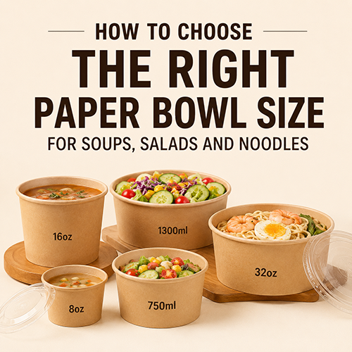 How to Choose the Right Paper Bowl Size for Soups, Salads and Noodles