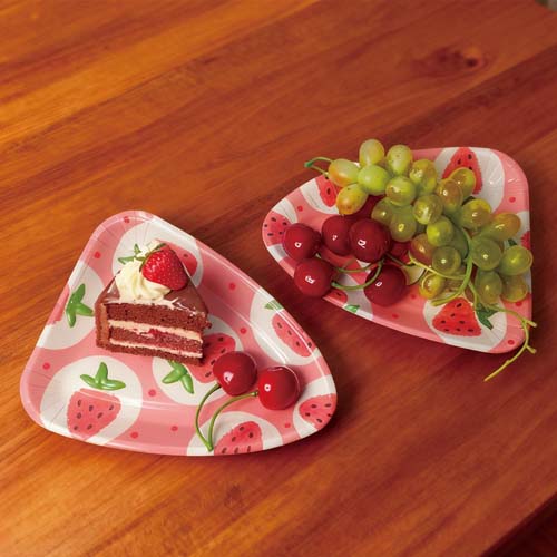Kraft Heart-Shaped Paper Plates