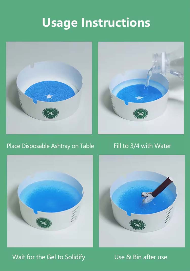 OEM Paper Disposable Ashtray