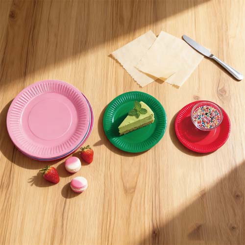 Oil-Resistant Kraft Paper Plates Oil-Resistant Kraft Paper Plates
