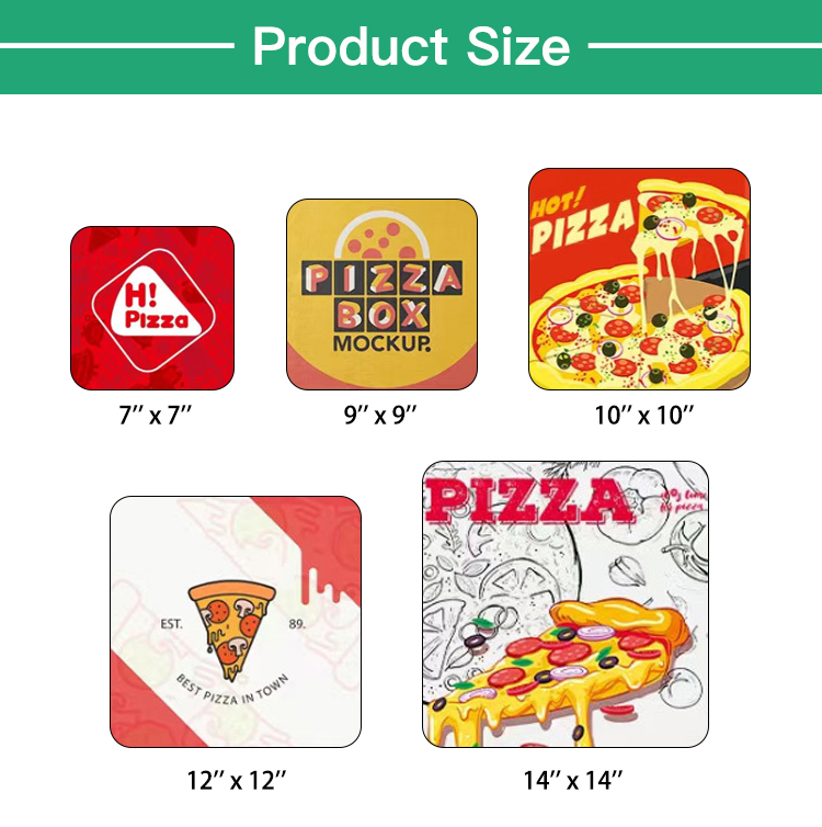 Paper Pizza Boxes Food Containers