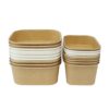 Paper Rectangle Salad Bowl Paper Rectangle Salad Bowl