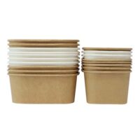 Paper Rectangle Salad Bowl