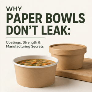 Why Paper Bowls Don’t Leak: Coatings, Strength & Manufacturing Secrets
