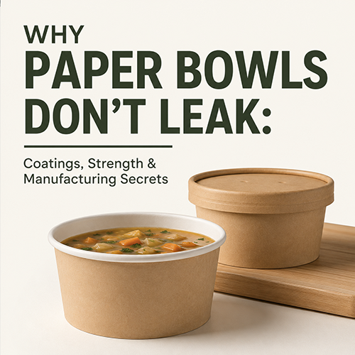 Why Paper Bowls Don't Leak Coatings, Strength & Manufacturing Secrets