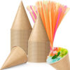 4OZ Brown Cone Paper Cups 4OZ Brown Cone Paper Cups