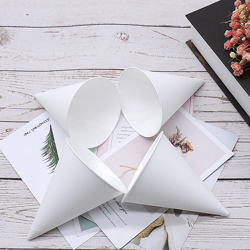 4OZ White Cone Paper Cups 4OZ White Cone Paper Cups
