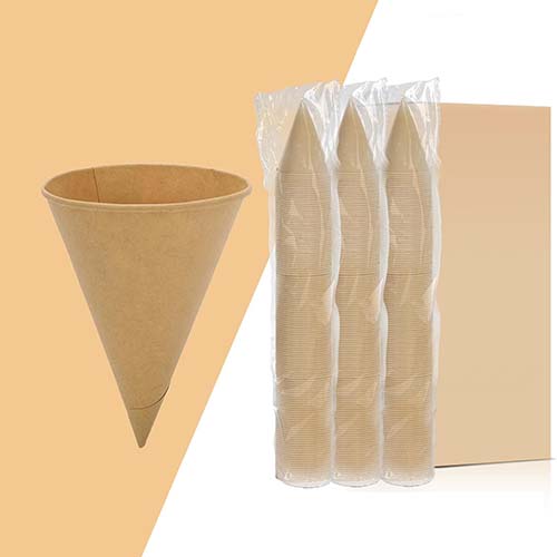 6OZ Brown Cone Paper Cups 6OZ Brown Cone Paper Cups