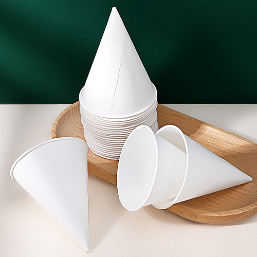 6OZ White Cone Paper Cups