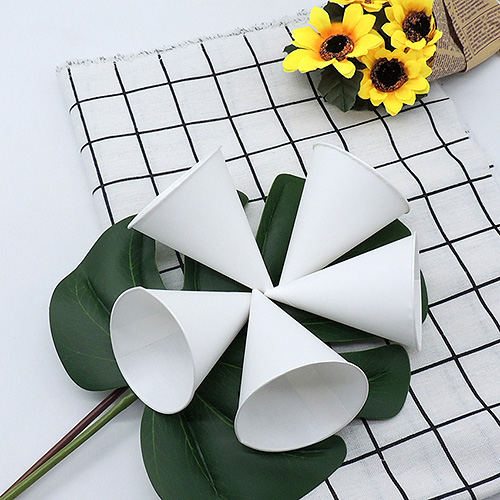 6OZ White Cone Paper Cups