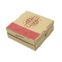 Custom Logo Printing Kraft Paper Pizza Box Custom Logo Printing Kraft Paper Pizza Box