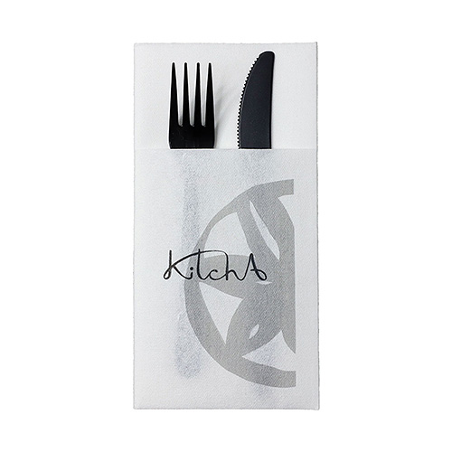 Cutlery Pocket Napkin Silky Linen-Like for Wedding Cutlery Pocket Napkin Silky Linen-Like for Wedding