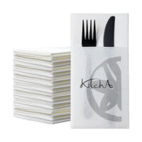 Cutlery Pocket Napkin Silky Linen-Like for Wedding Cutlery Pocket Napkin Silky Linen-Like for Wedding