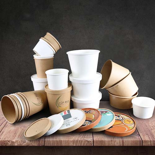 Disposable 16oz Paper Soup Container Disposable 16oz Paper Soup Container