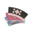 Disposable Custom Printed Paper Cup Fans Disposable Custom Printed Paper Cup Fans