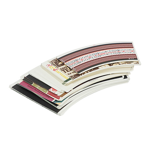 Disposable Custom Printed Paper Cup Fans