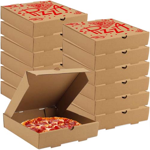 Kraft Paper Pizza Box Rigid Boxes