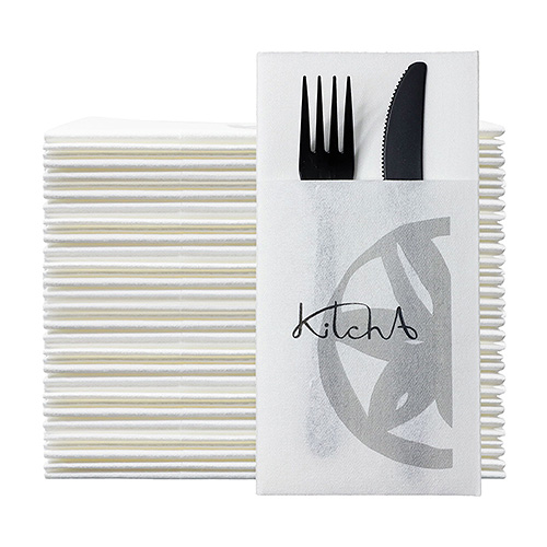 Lint-Free Linen Texture Napkin for 5-Star Hotel