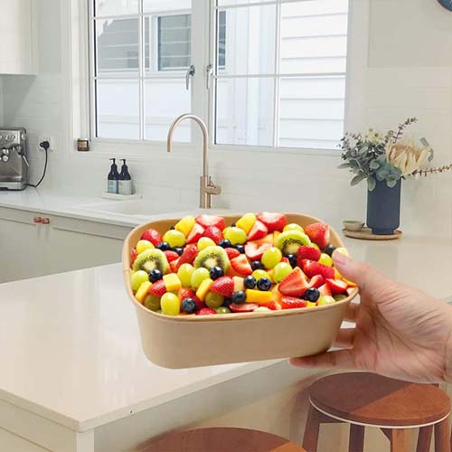 Rectangle Kraft Food Container