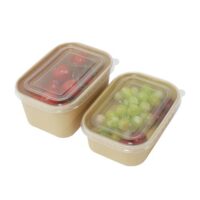 Rectangle Salad Bowl With Pet Lid Rectangle Salad Bowl With Pet Lid