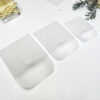 Square Flat Translucent Paper Envelope Jewelry Packaging Bag