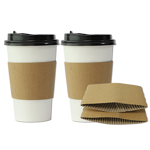 Takeaway Paper Cups with Sleeves and Lid Takeaway Paper Cups with Sleeves and Lid