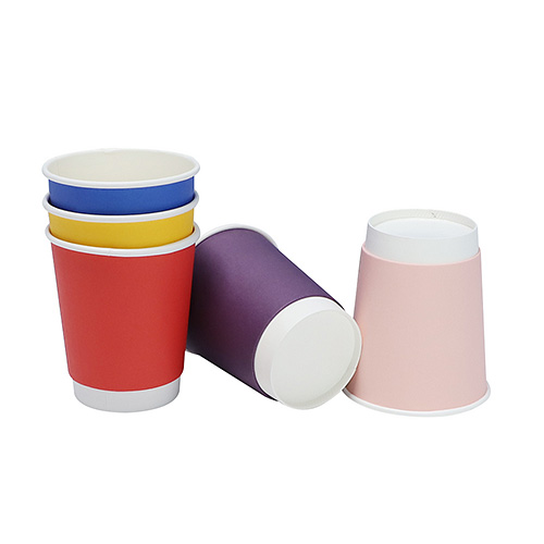 Water-Based Lined Paper Cups Multiple Sizes