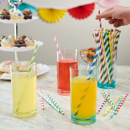 Compostable Cocktail Paper Straws Compostable Cocktail Paper Straws