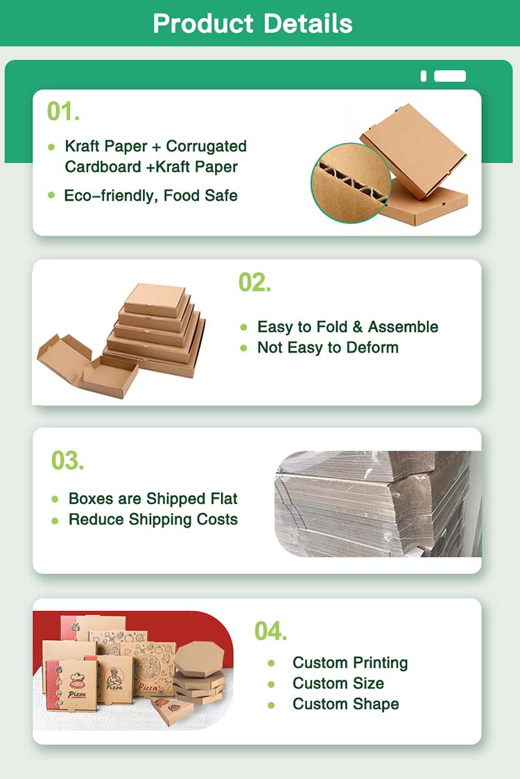Corrugated Pizza Boxes