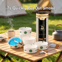 Disposable Paper Ashtray with Tobacco Sand Disposable Paper Ashtray with Tobacco Sand