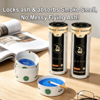 Disposable Paper Ashtray with Tobacco Sand Disposable Paper Ashtray with Tobacco Sand